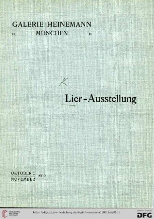 Lier-Ausstellung