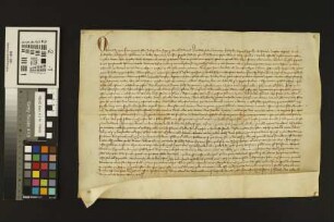 Mainz (Mariengreden): Indulgenzbrief des Erzbischofs Gerlach zu Mainz zu Gunsten der Restauration der Liebfrauenkirche