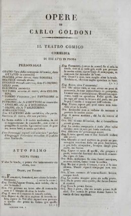 Il Teatro Comico
