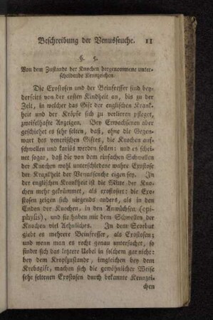 §. 5. Von dem Zustande der Knochen hergenommene unterscheidende Kennzeichen.