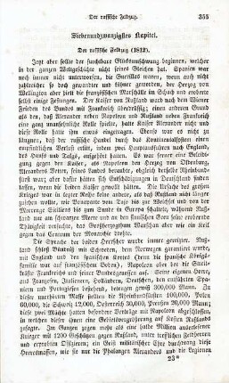 Siebenundzwanzigstes Kapitel. Der russische Feldzug (1812)