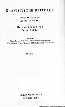 Studie über die "Chłopi" und Dorfnovellen Władysław St. Reymonts