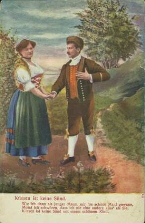 Küssen ist keine Sünd. - Wie ich dann als junger Mann