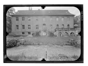 Trebbin-Blankensee, Dorfstraße 1. Herrenhaus (1740). Rückseite