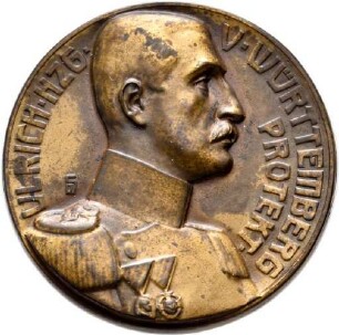 Medaille auf das zehnjährige Jubiläum der Stuttgarter Numismatischen Vereinigung von Daniel Stocker