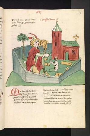 Der hl. Donatus von Arezzo befragt die tote Eufrosina