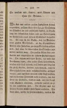 So werden wir ärmer; was können wir thun für Bilance