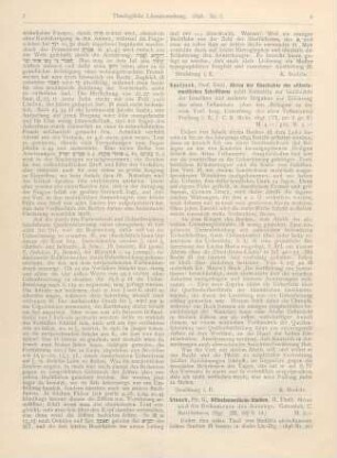 8 [Rezension] Kautzsch, Emil, Abriss der Geschichte des alttestamentlichen Schrifttums