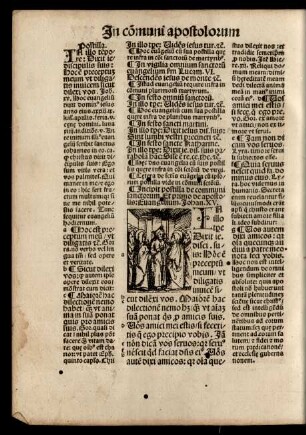 Incipit postilla de communi sanctorum ...