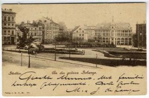 Stettin. An der Grünen Schanze.