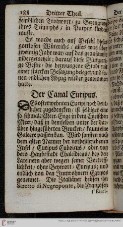 Der Canal Euripus
