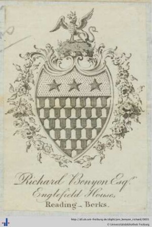 [Provenienz]: Benyon, Richard, Esq.