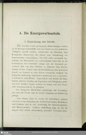 A. Die Kunstgewerbeschule