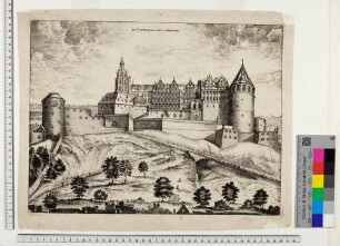 Heidelberger Schloss von Norden gesehen