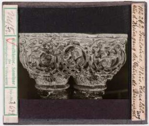 Toulouse: Augustinermuseum, Kapitell aus Kreuzgang der Daurade (Stoedtner-Nr. 102262)