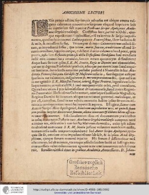 Text der Streitschrift