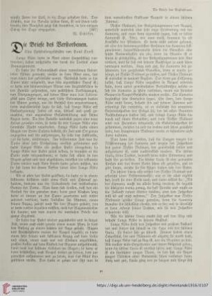 26: Die Briefe des Verstorbenen : eine Spitzbubengeschichte