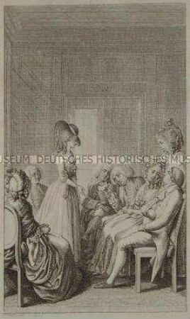 Erstes Blatt zu Richardsons Clarisse, französische Übersetzung