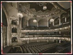 Central-Theater, Leipzig: Ansicht Zuschauerraum, Proszenium und Bühne