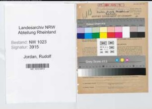 Entnazifizierung Rudolf Jordan , geb. 07.08.1890 (Stadtoberinspektor)