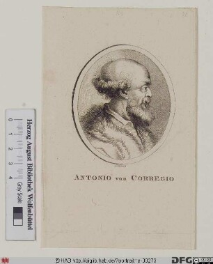 Bildnis Antonio Allegri, gen. Correggio