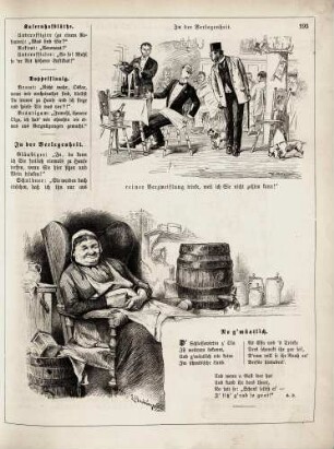 "In der Verlegenheit" "No g' müatlich"
