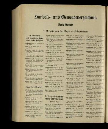 Handels- und Gewerbeverzeichnis