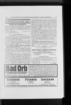 Reichsverband der Zahnärzte Deutschlands.