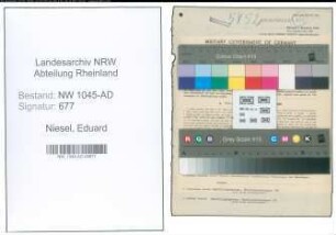 Entnazifizierung Eduard Niesel , geb. 17.03.1906 (Schlosser)