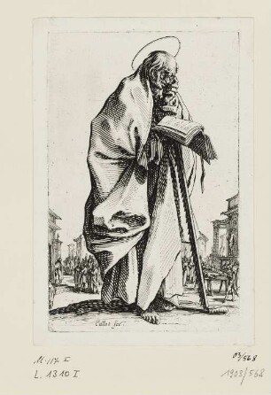 Heiliger Simon, Blatt 11 der Folge: "Salvatoris Beatæ Mariæ Virginis Sancotrum Apostolorum Icones"