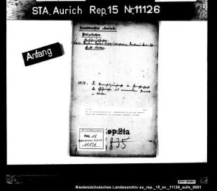 Die als sozialdemokratisch verdächtigte Filiale der Gewerkschaft der Schuhmacher und verwandter Gewerbe in Norden