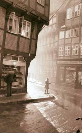 Braunschweig: Ecke am Eulenspiegel-Brunnen