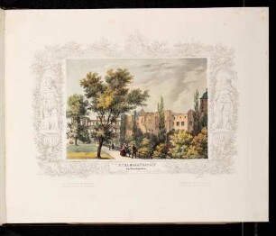 Heidelberger Schloss vom Stückgarten aus