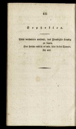 Sophokles. - An den Aether.