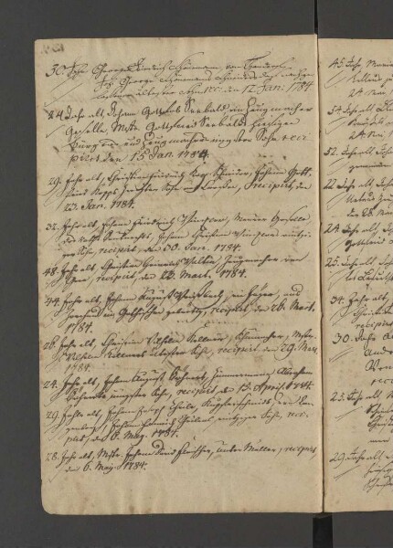 Bürgerbuch der Stadt Zeitz - 1701-1801