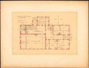Schulhaus, Parsberg: Grundriss EG 1:100