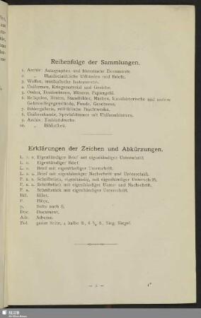 Erklärung der Zeichen und Abkürzungen