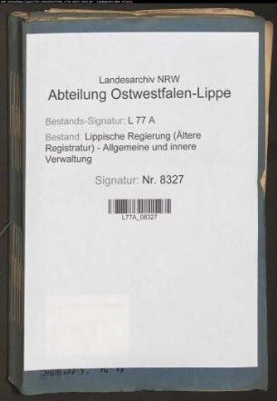 Kommunalstraßen im Bezirk der Stadt Blomberg