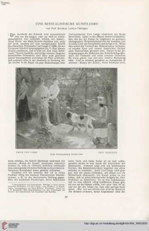 20: Eine sensualistische Kunstlehre