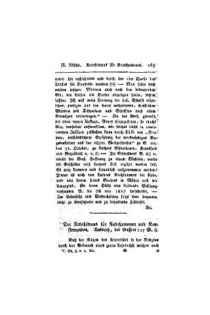 Der Katechismus für Katechumenen und Konfirmanden. Ansbuch, bei Gassert 127 S.