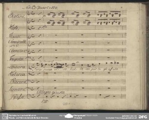 Quartetto: "Sorgi pure o viso bello"