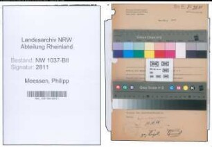 Entnazifizierung Philipp Meessen , geb. 08.02.1886 (Justizinspektor)