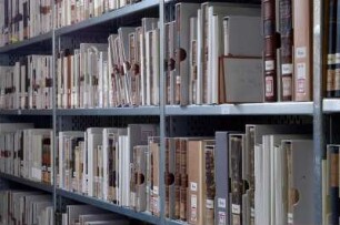 Detailaufnahme im Handschriftenmagazin