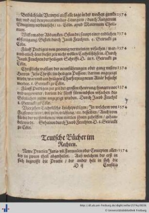 Teutsche Bücher im Rechten.