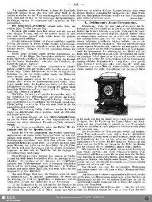 L. Deichmann's Astro-Chronometer