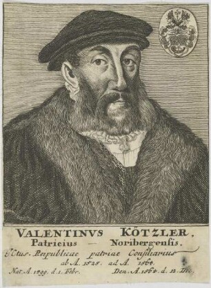 Bildnis des Valentinvs Kötzler