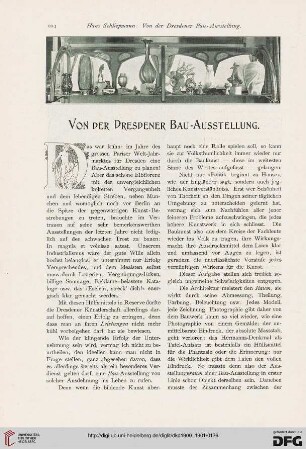 Von der Dresdener Bau-Ausstellung
