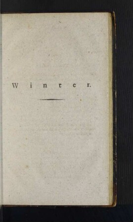 Winter.