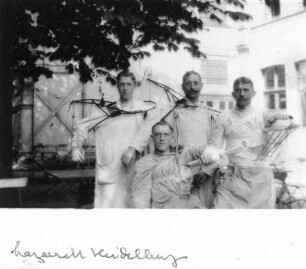 Erster Weltkrieg - Reservelazarett Harmonie Heidelberg und 1. Bad. Leibgrenadier-Regiment Nr. 109. Unbekannte Patienten