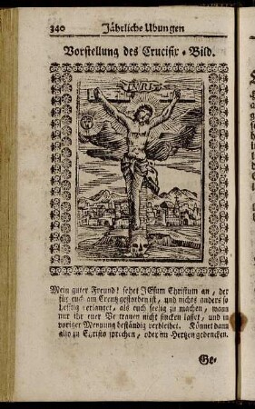Vorstellung des Crucifix-Bild